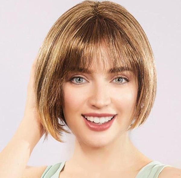 Açık Kahverengi Küt Parti Peruk Küt Saç (4401) - Image 1