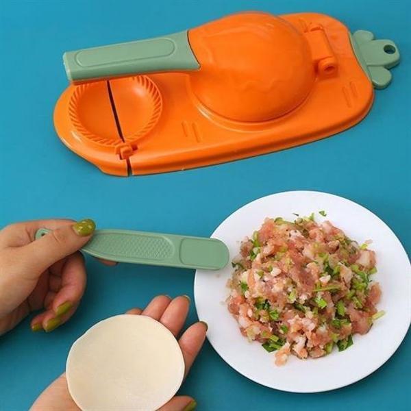 Havuç Tasarımlı Şık  Pratik  Börek Mantı Hamuru Presleme  Börek Yapma Kalıbı (4401) - Image 1