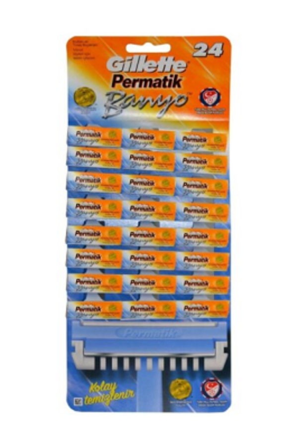 PERMATİK BANYO SAPLI JİLET KARTELA 48 PARÇA (4401) - Image 1