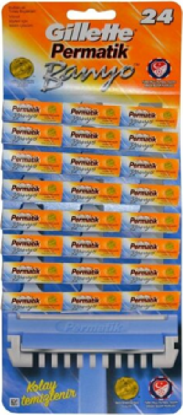 PERMATİK BANYO SAPLI JİLET KARTELA 48 PARÇA (4401) - Image 1