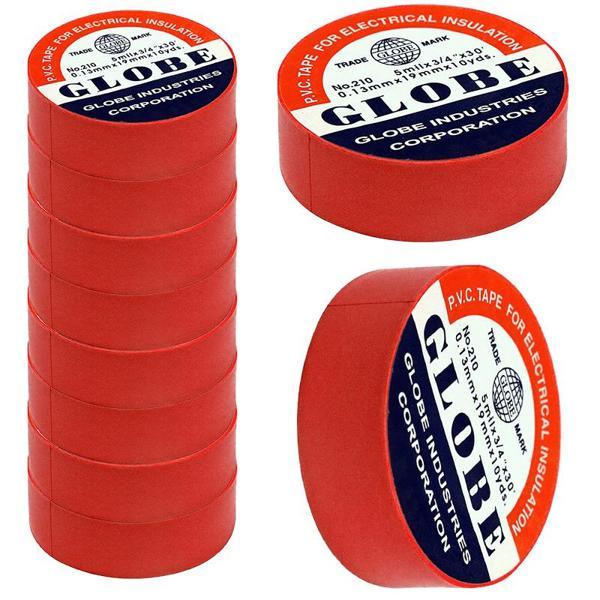 GLOBE İZOLE BANT KIRMIZI 10LUK  0.13MMX19MM (4401) - Image 1