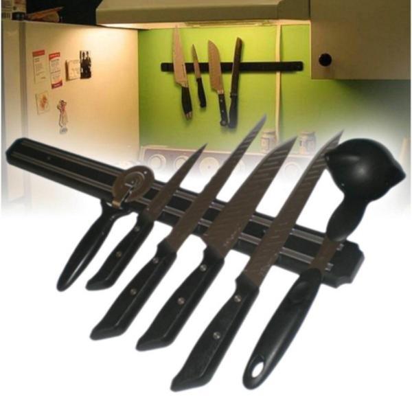 Mıknatıslı Paslanmaz Duvar Bıçak Askısı Standı 55 Cm Aparat (4401) - Image 1