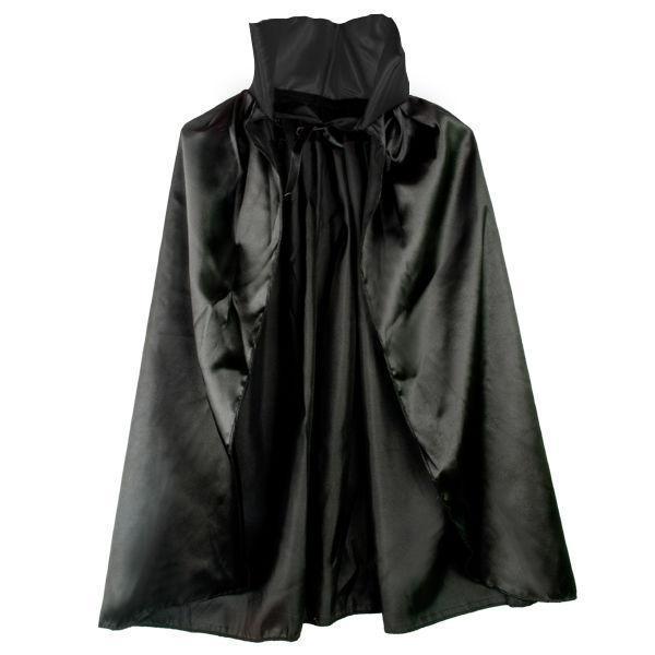 Siyah Renk Yakalı Halloween Pelerini 90 cm (4401) - Image 1