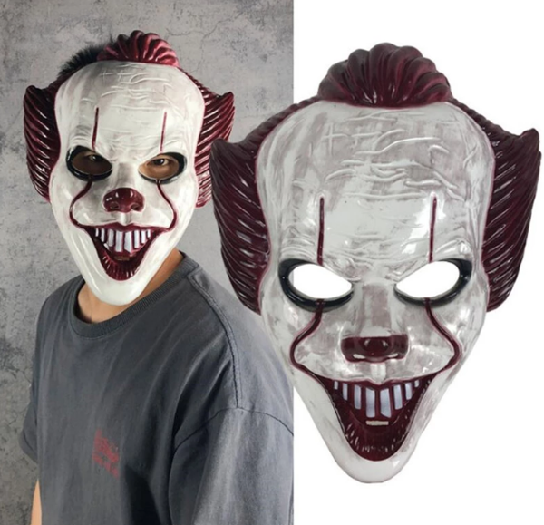 Plastik Joker Maskesi Killer Palyaço Maskesi (4401) - Image 1