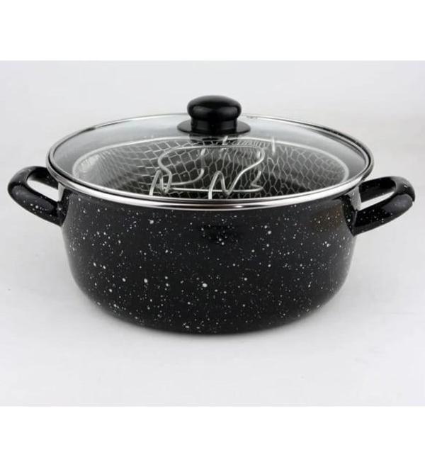 ESSAN SİYAH CAM KAPAK FRİTÖZ AZAK (4401) - Image 1