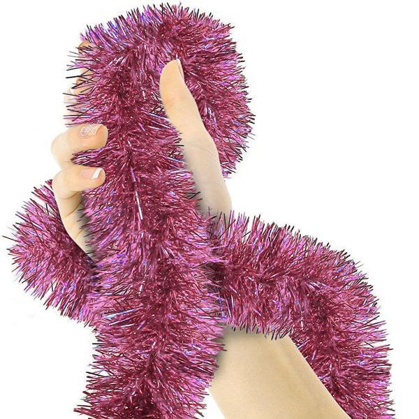 Parti İçin Sim Süs 2 Metre Uzunluk 8 cm Genişlik Pembe Renk İthal (4401) - Image 1