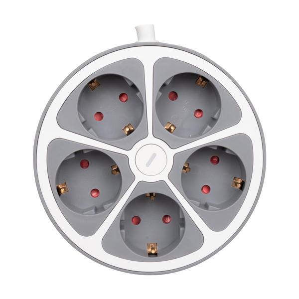 5Lİ ANAHTARLI 1.5 METRE GRUP PRİZ VE-G605Y (4401) - Image 1
