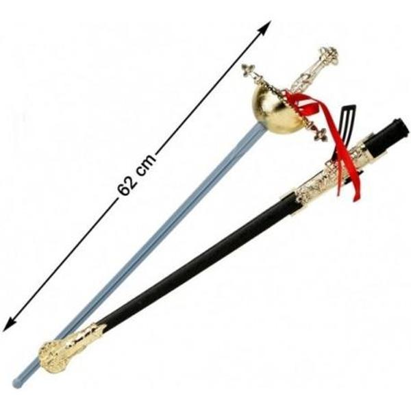 Kostüm Partisi Plastik Zararsız Zorro Kılıcı Şövalye Kılıcı 62 cm (4401) - Image 1