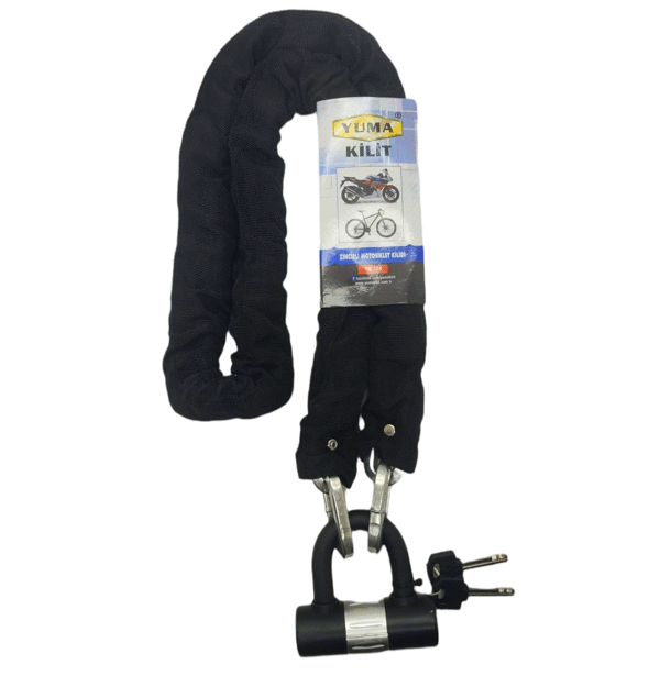 ZİNCİRLİ MOTORSİKLET KİLİT 10MMX150CM (4401) - Image 1
