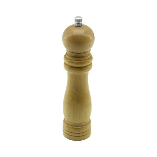 BÜYÜK= ÇAP: 4.5CM - UZUNLUK: 19CM AHŞAP TUZ - BAHARAT ÖĞÜTÜCÜ (4401) - Image 1