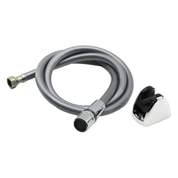 GRİ PLASTİK PERLATÖRLÜ TAHARATMATİK HORTUM  120CM (4401) - Image 1
