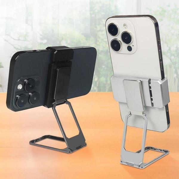 360 derece Dönen Tüm Telefon Tipleri İle Uyumlu Metal Telefon Standı Braket (4401) - Image 1