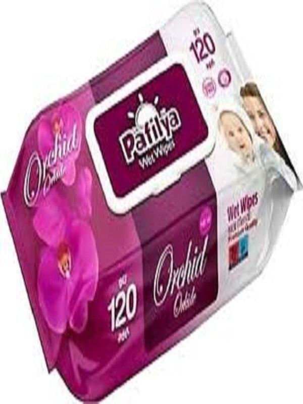 Pafilya Islak Mendil 120 Li Orkide 3 Paket - Image 1
