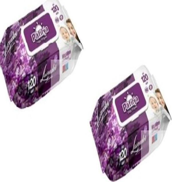 Pafilya Lavantalı Islak Havlu Mendil 120'Li X 2 Adet - Image 1