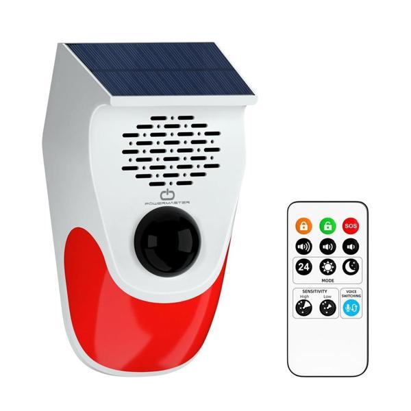 KUMANDALI SOLAR SESLİ IŞIKLI 120DB ALARM SİSTEMİ (4401) - Image 1