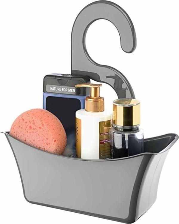 Titiz Kancalı Çok Amaçlı Banyo Sepeti 2 Li Tp-583 Duş Sepeti Banyo Sepeti Lif Şampuan Kutusu 42 - Image 1