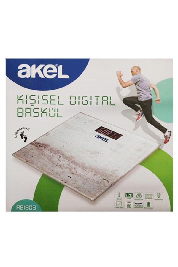Akel 1 Yıl Ab1803 Kişisel Cam Baskül Beyaz Yok - Image 1