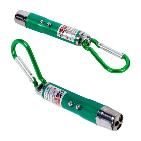 3IN1 KIRMIZI LASER POINT - PARA KONTROL VE EL FENERİ (4401) - Image 1