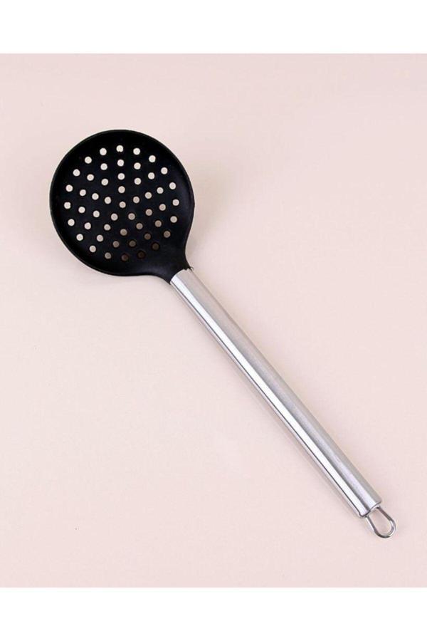 Tvet Yüksek Kaliteli Silikon Kevgir Siyah 35 Cm T39652 - Image 1