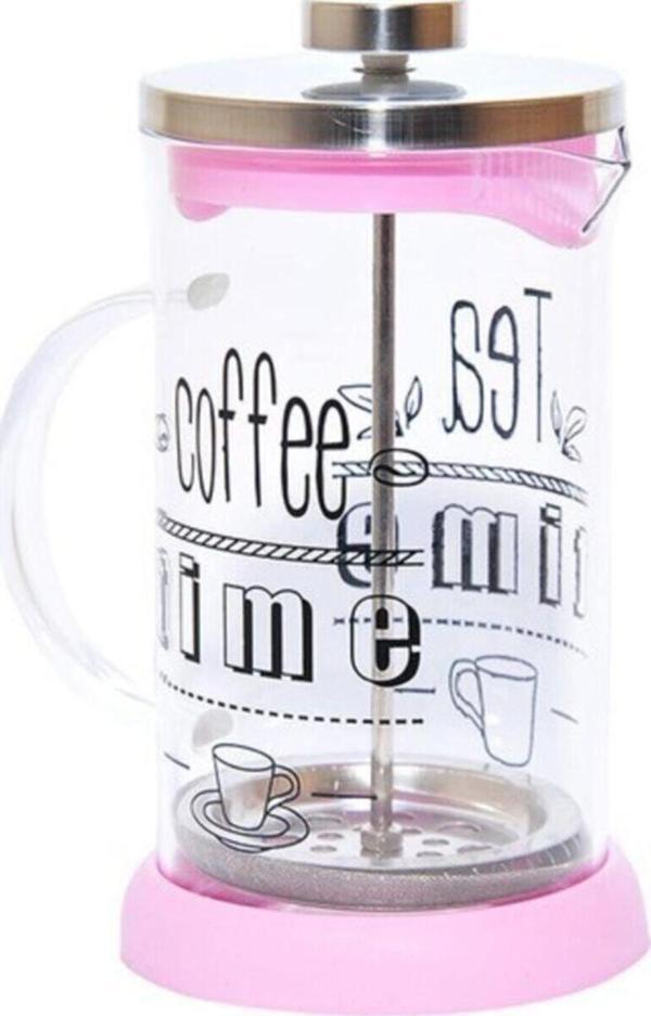 Ultraform Yitian French Press Bitki Çayı Demliği Lila 600Ml - Image 1