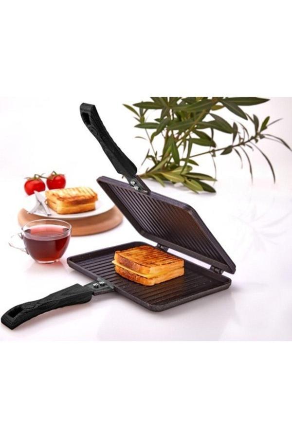 Polochef Polo Chef Tospik Maxi Granit Döküm Ocak Üstü Tost Makinesi - Image 1