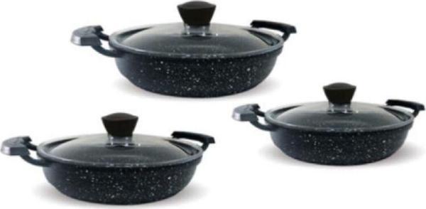 Alkar Hanımeli Döküm Omlet Set - Siyah - Image 1