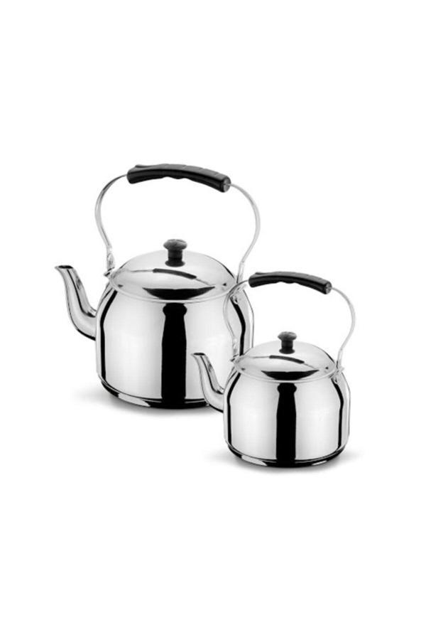 Ulutaş Çelik Üsten Saplı Demlik 2.00 Litre - Image 1