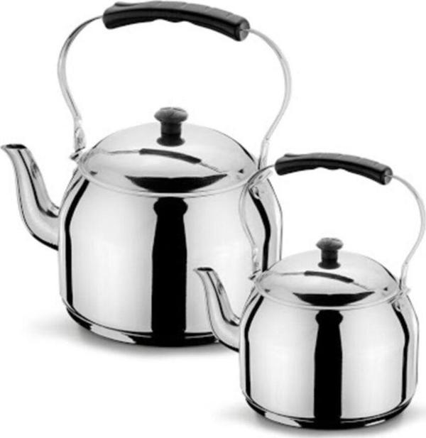 Ulutaş Çelik Üsten Saplı Demlik 2.00 Litre - Image 1