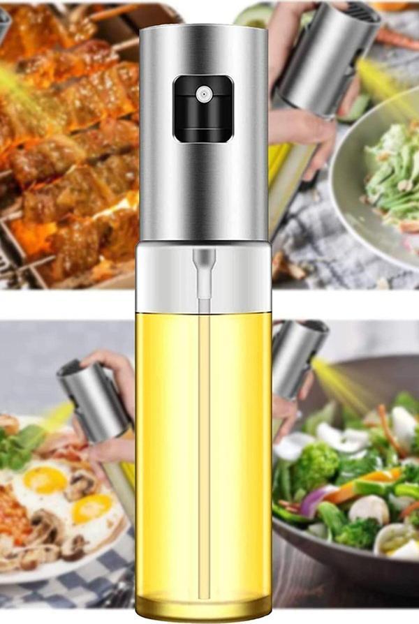 Enfa Sprey Cam Yağdanlık 100 Ml Fısfıs Yağdanlık Sirke Airfryer Zeytinyağı Limon Yağ Püskürtücü Yağlık - Image 1