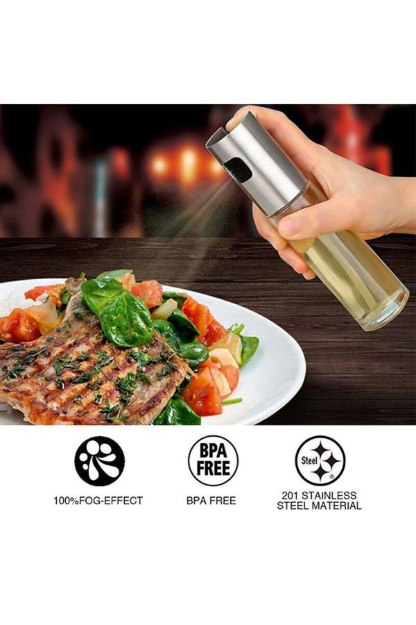 Enfa Sprey Yağdanlık Sıvı Yağ Zeytinyağı Pompası Yağlık Ve Sirkelik 100 Ml - Image 1