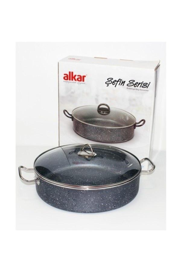 Alkar Şefin Serisi 34Cm Otantik Basık Tencere - Image 1