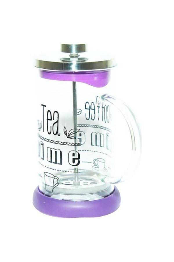 Yitian 350 Ml. French Press Bitki Çayı Demliği Mor - Image 1