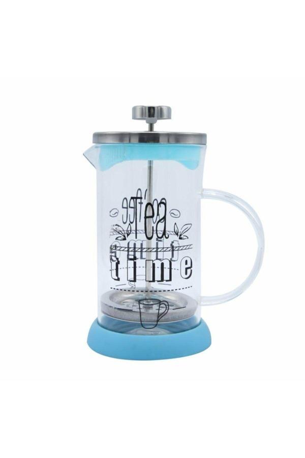Yitian French Press Bitki Çayı Demliği Mavi 350  Ml - Image 1