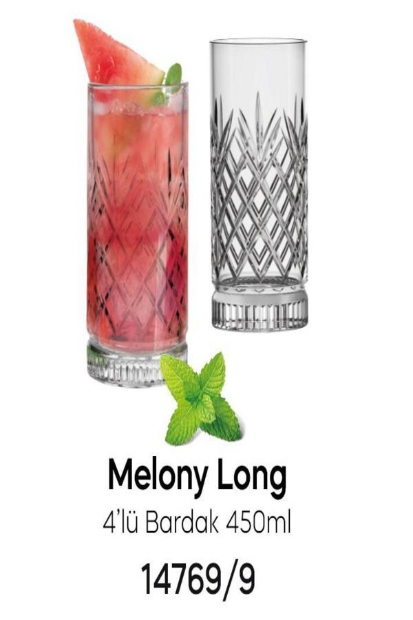 Gpturkgrup Perotti Melony Long 4`Lü Bardak 450Ml 14769 - Image 1