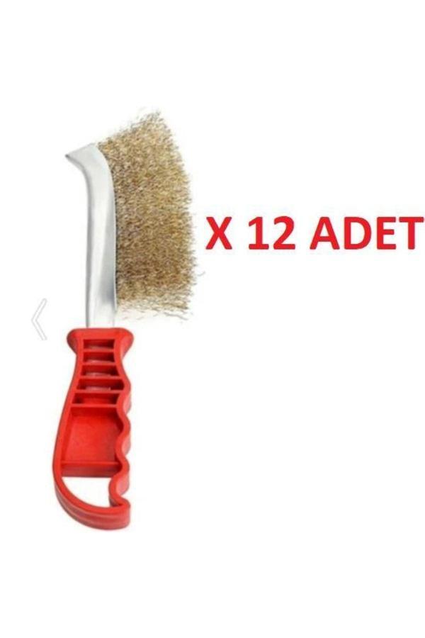 Ysb Plastik Saplı Tel Fırça Mangal Izgara Temizleme (12 Adet) - Image 1