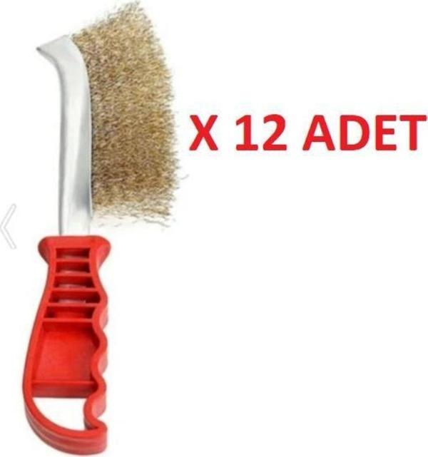Ysb Plastik Saplı Tel Fırça Mangal Izgara Temizleme (12 Adet) - Image 1