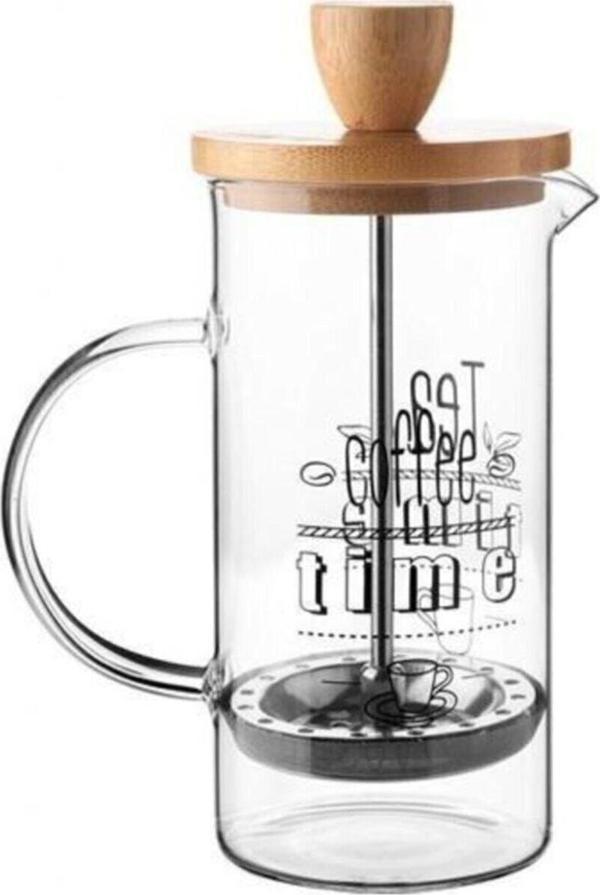 Balsa Bambu Kapaklı French Press 650 Ml - Image 1