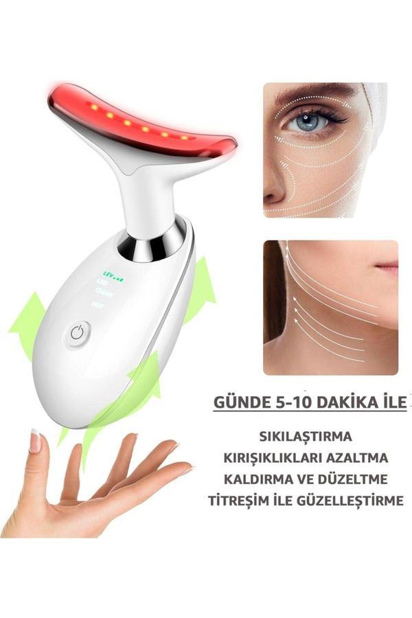 Sermet Süs Dünyası Sermetsüsdünyası Yüz Ve Boyun Kırşıklık Giderici Ems Güzellik Cihazı ( Gıdık,Sarkma,Kırışıklık) - Image 1