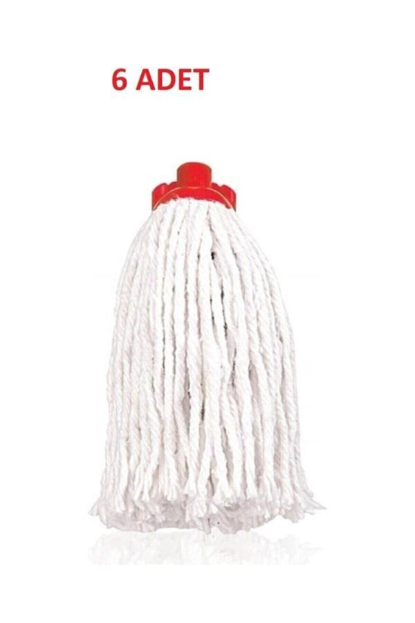 Cotton Small Ip Mop Püskülü Temizlik Mopu Ip Model (6 Adet) - Image 1