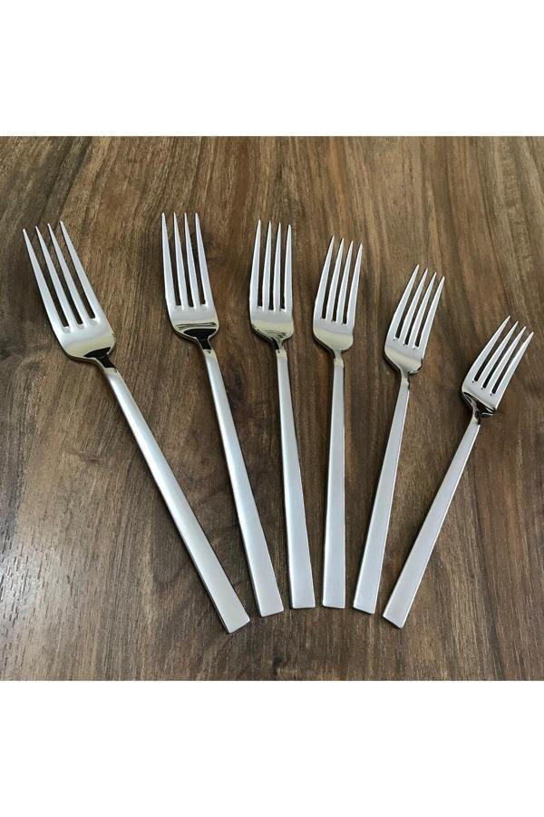 Saba 6 Adet Çubuk Yemek Çatalı - Image 1