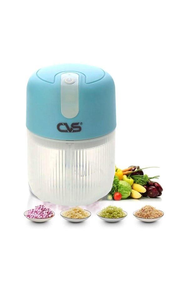 Cvs Dn3559 Şarjlı Gıda Doğrayıcı Mini Blender Mavi - Image 1