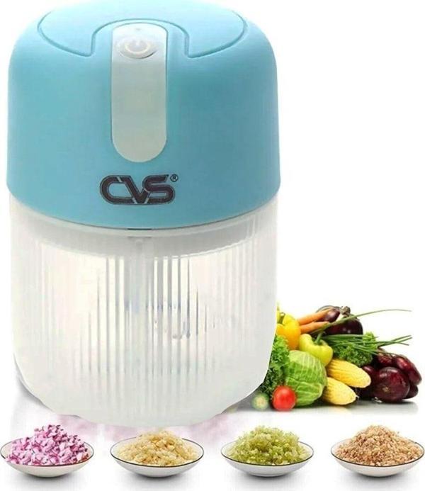 Cvs Dn3559 Şarjlı Gıda Doğrayıcı Mini Blender Mavi - Image 1