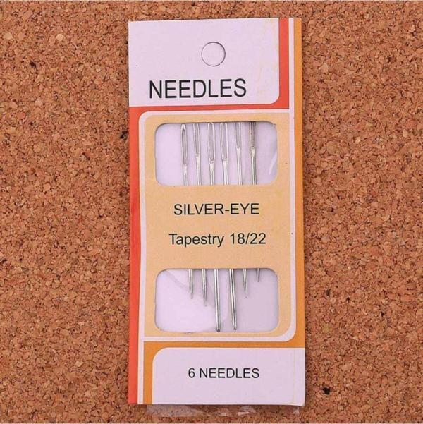 Sermet Süs Dünyası Etamin Iğnesi 18/22 Dikiş Iğnesi Kanaviçe Iğnesi (6'Lı Paket) - Image 1