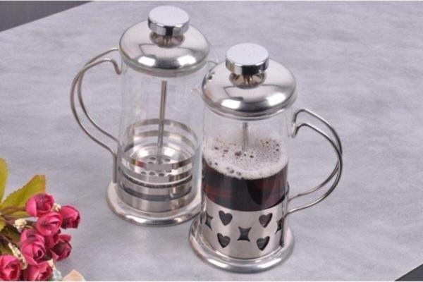 Ms Morry French Press Bitki Çayı Bardağı 600 Ml Filtre Kahve Demlik 2 Adet - Image 1