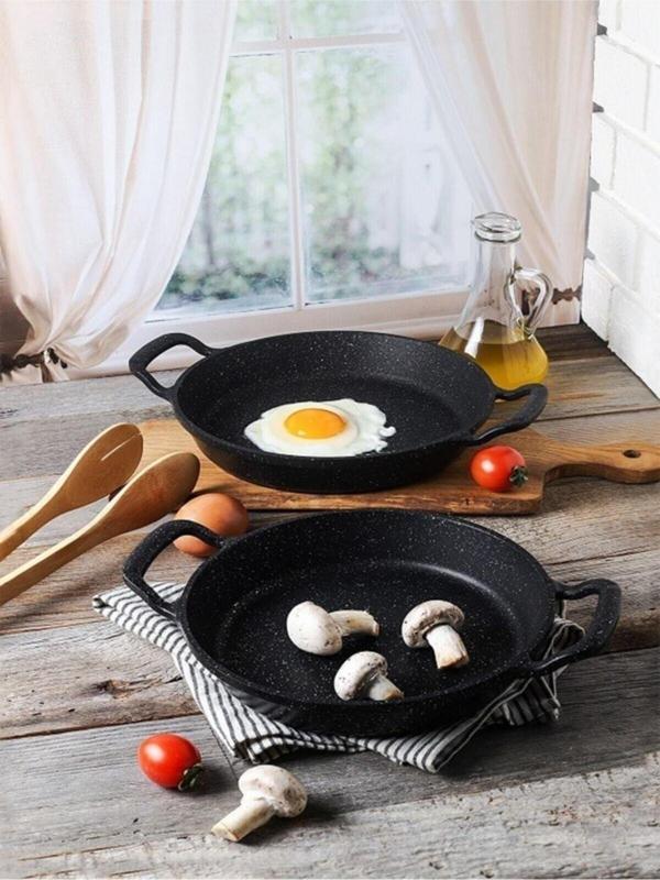 Sultan 2Li Cooker 18 + 20 Cm Granit Sahan Döküm Tava Seti - Image 1