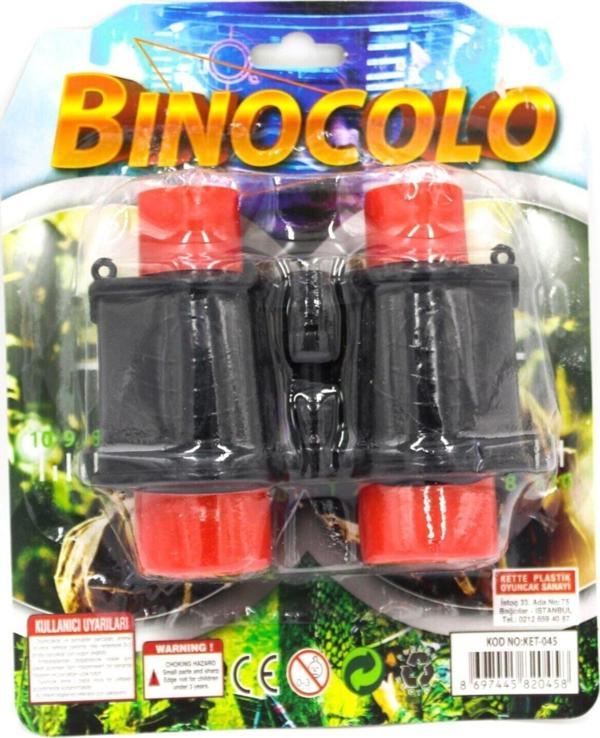 Nazar Binocolo Oyuncak Dürbün - Kırmızı - Image 1
