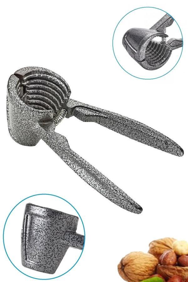 Sultan Ceviz Kıracağı Paslanmaz Metal Yaylı Basmalı Badem Fındık Kıracak - Image 1