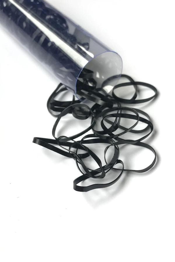 Sermet Süs Dünyası Kadın Siyah Saç Lastik Toka Perma Lastik - Image 1