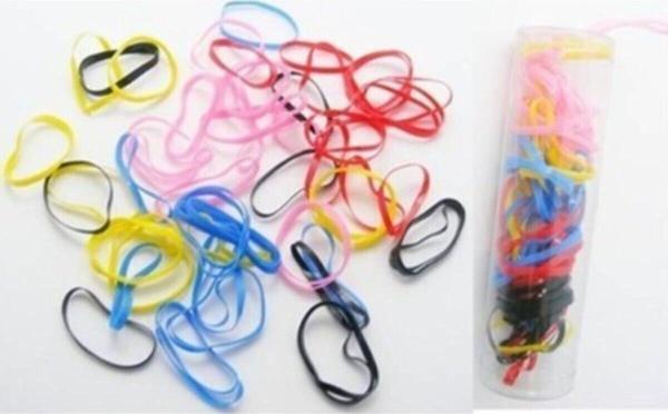 Sermet Süs Dünyası Saç Örgü Lastiği Lastik Toka Ince Perma Lastik Toka - Image 1