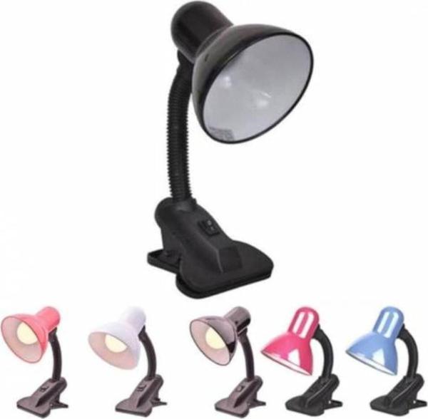 Neptüns Mandallı Masa Çalışma Lambası Pembe - Image 1